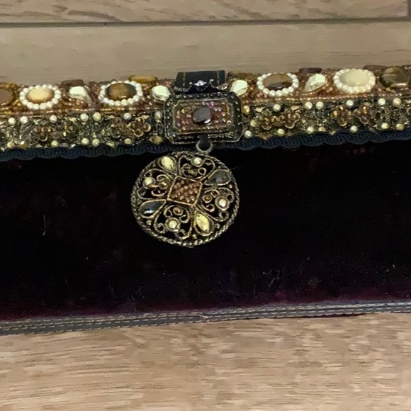 Mary Frances- Handbag- Vintage- Deep Purple- Hand Beaded - Picture 2 of 10